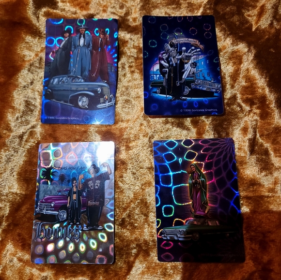 Vintage 1990s Gonzalez Graphics Holographic Stickers 1996 - Picture 9 of 12